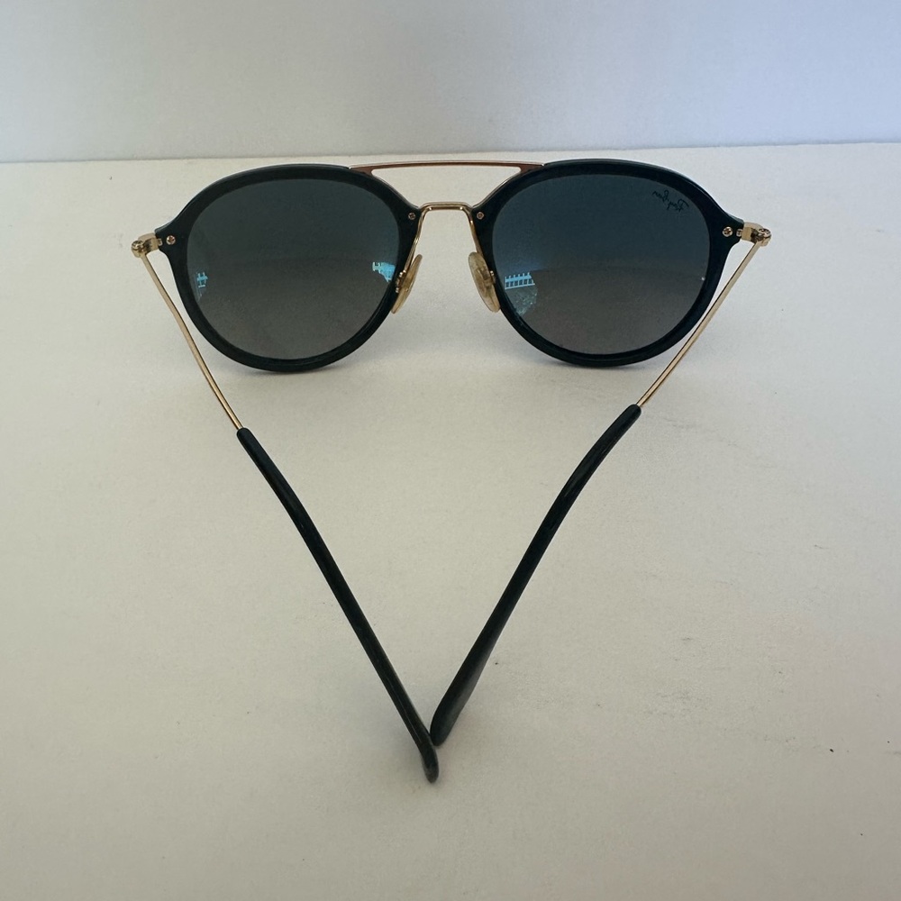 Ray-Ban Black/Gold Frame with Gold Detail Sunglasses - Picture 6 of 11
